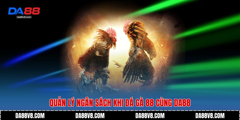 Quản lý ngân sách khi đá gà 88 cùng Da88